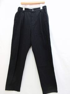 Plantation プランテーション パンツ Pants S PL61FF023 ブラック 綿100% 日本製 ISSEY MIYAKE イッセイミヤケ