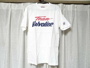 新品 80年代 ビンテージ Team Valvoline バルボリン オイル レーシング メカニック F-1 Tシャツ 旧車 街道レーサー アメ車 レトロ 当時物