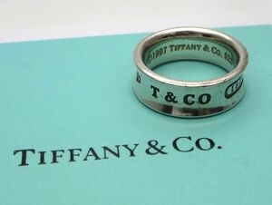 1000円スタート 指輪 TIFFANY&Co. ティファニー 1837 925刻印 総重量約6.1g 約11号 シルバー アクセサリー 装飾品 箱付 5 J60021