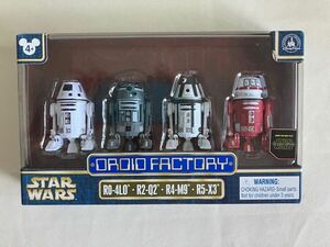 レア starwars スターウォーズ スターツアーズ ドロイド ファクトリー ロボット robot R5-X2 R2-Q2 等 4セット フィギュア 3.75インチ