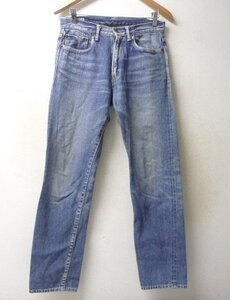 ◆A Vontade アボンタージ 美落ち　ヴィンテージ加工　セルビッチ　ナロー デニム パンツ narrow fit サイズ30×30 INDIGO