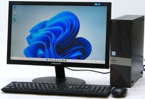 DELL Vostro 3470-8400SFF ■ 20インチワイド 液晶セット ■ i5-8400/SSD/無線/第8世代/最新OS搭載/Windows11 デスクトップ