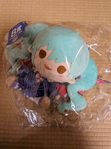 定形外510円〜　みんなのくじ　初音ミク　Memorial Collection　おすわりぬいぐるみ　―ダーク―　B賞　