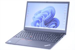 即配 美品 Windows11 Office2019 11世代Corei5 バッテリー良好 Lenovo ThinkPad E15 Gen2 i5-1135G7 8G 256G 15.6FHD