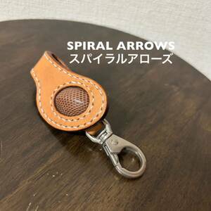 SPIRAL ARROWS スパイラルアローズ 中古古着ベルトループレザーキーホルダー WA0005N(ナチュラル)