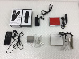 D868-60　Panasonic SJ-MJ50 MDプレーヤー/SONY WALKMAN MZ-E75/パナソニック SDオーディオプレーヤー SV-SD100V/ウォークマン NW-S755