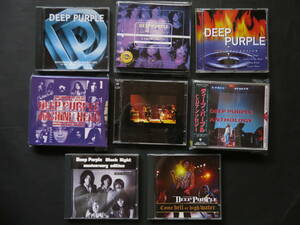 CD/DEEP PURPLE ディープ・パープル8枚！/MACHINE HEAD 25th ANNIVERSARY/Come hell or high mater/ BLACK NIGHT Anniversary Edition/他