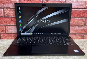 1円～ ●SONY VAIO Pro PG / Core i5 8250U (1.60GHz) / メモリ 8GB / SSD 256GB / 13.3型 フルHD (1920×1080) / Windows10 Pro 64bit