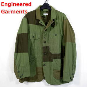 【良品】エンジニアードガーメンツ　パッチワーク　ロガージャケット　（LOGGER JACKET-C/RIPSTOP）　Engineered Garments　サイズＸＳ