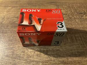 SONY　ミニDVカセット　3DVM80R3