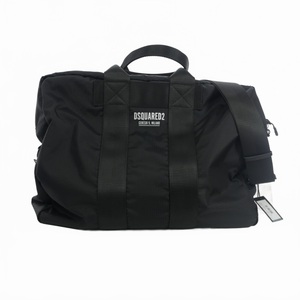 未使用品 ディースクエアード DSQUARED2 22FW Ceresio 9 duffle bag ダッフル バッグ 2WAY ワンポイントロゴ ブラック