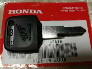 PAYPAYHONDA 純正 新品CM250 CB250T CB400T CB400N CB250N CB400D ホーク スーパーホークⅢR 中部限定 ブランク キー スペアキー 左 溝