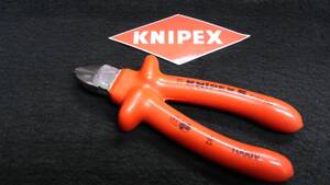 ・＜12016＞　クニペックス　KNIPEX　絶縁　ニッパー　7007-160　美品　GERMANY　