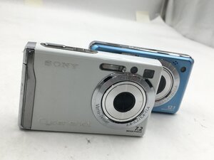 ♪▲【SONY ソニー】コンパクトデジタルカメラ 2点セット DSC-W80/220 まとめ売り 0113 8