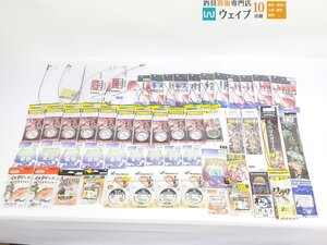 ヤマシタ、ハヤブサ、下田漁具、がまかつ 他 真鯛 仕掛け ライトクッション イカダイ 仕掛 ゴムヨリトリ 等 計50点以上 未使用多