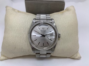 ☆1円スタート☆ BULOVA　ブローバ スーパーセビル Ref.1373.11 　SUPER SEVILLE　DAY-DATE　自動巻き　稼働品　メンズ腕時計　◆25187