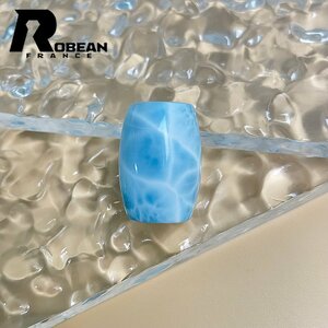 逸品 EU製 定価8万円★ROBEAN・チベット天珠★パワーストーン アクセサリー ラリマー 天然石 癒し 平和 お守り 約22.8*16.2mm Y606089