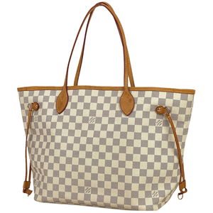 【在庫一掃】 ルイ・ヴィトン Louis Vuitton ネヴァーフル MM ショルダーバッグ ダミエアズール ホワイト N51107 レディース 【中古】