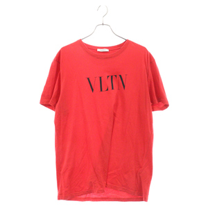 VALENTINO ヴァレンチノ ロゴプリント 半袖Tシャツ カットソー 0000045669 レッド