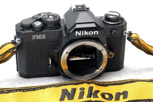 Nikon ニコン人気の高級一眼レフカメラ NEW FM2（黒）ボディ 希少な作動品