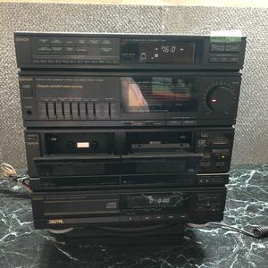 MYM6-232 激安 DENON D-3030 PRECISION AUDIO COMPONENT/COMPACT DISC STEREO SYSTEM 通電OK 中古現状品 ※3回再出品で処分