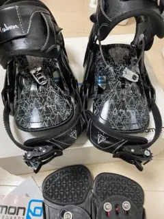 Salomon スノーボード ビンディング 黒　※１パーツ不足