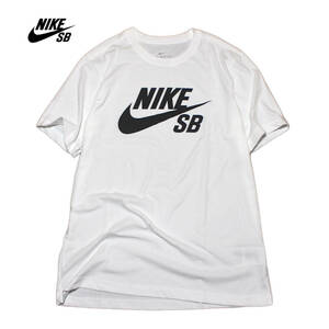 【新品】ナイキ SB ロゴ スケートボード 半袖 Tシャツ【100：白】M NIKE SB トレ ジム コットン T 自宅 部屋着 スケボー