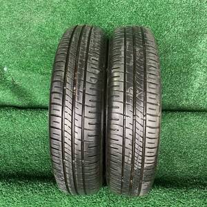 MC519-405 ダンロップ ENASAVE EC204 バリ山 145/80R13 75S サマータイヤ【 2本set 】 N-BOX カスタム モコ プレオ スペーシア 等