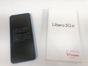 #109/QA129▼【未使用】 ZTE Libero 5G IV A302ZT ブルー　ymobile版