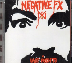 NEGATIVE FX & LAST RIGHTS 96 旧規格 廃盤 80s boston hard core slap shot slapshot infest siege gism gauze sxe dys ss decontrol ssd