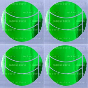 緑 グリーン 鏡面 メッキ クローム シート スズキ ルーバー パネル 用 4枚 ワゴンR アルト エブリィ スイフト パレット