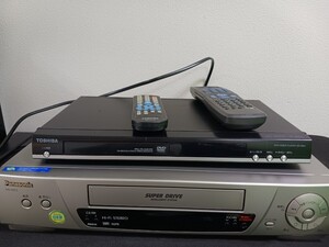 Panasonic NV-55 リモコン付き/TOSHIBA　SD-290J/SE-R289　リモコン付き プレーヤー デッキ DVD ビデオ