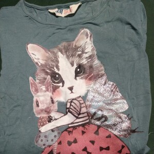 女の子　長袖Tシャツ 6-8Ｙ H＆M　7