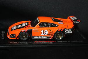 ★スパーク 1/43 400台限定 クレーマーポルシェ935K3 Kremer Racing 1980年SILVERSTONE 6H＃19 KREMER PORSCHE RACING