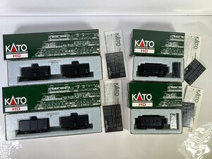 4-94＊HOゲージ KATO 貨車 まとめ売り 1-812 ワム90000 有蓋車 / 1-813 ヨ5000 車掌車 カトー 鉄道模型(asc)