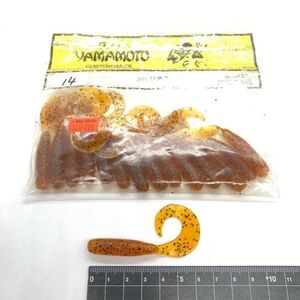 711966 ゲーリーヤマモト 4インチ シングルテールグラブ １４本 GARY YAMAMOTO SINGLE TAIL GRUB #??? パンプキン系カラー