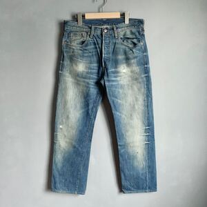 初期 LVC Levi’s 501XX レプリカ デニムパンツ 32 リーバイス levi’s vintage clothing ヴィンテージ レプリカ 90‘s 00’s 加工