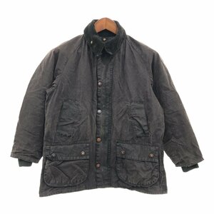 2000年代〜 イングランド製 Barbour バブアー BEDALE ビデイル オイルドジャケット ３ワラント ブラック (メンズ C38) 中古 古着 P6590