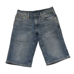 Levi’s リーバイス 502 COOL デニムハーフパンツ ストレッチ ライトユーズド 19312-0004 W28