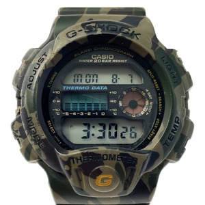 ☆☆ CASIO カシオ G-SHOCK G-PYTHON DW-6100-3JF 迷彩柄 クォーツ ラバー メンズ 腕時計 傷や汚れあり