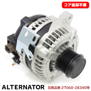 トヨタ エスティマ ACR50W ACR55W オルタネーター ダイナモ 27060-28340 104210-4980 互換品 純正交換