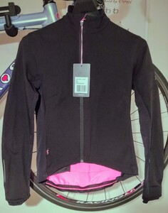 Rapha ラファ SOUPLESSE JACKET スープレスジャケット 裏起毛 black / pink