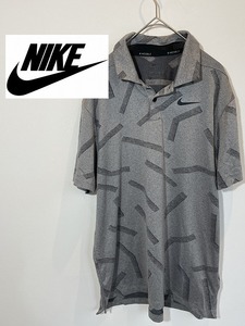 NIKE GOLF ポロシャツ　グレー　サイズS0238