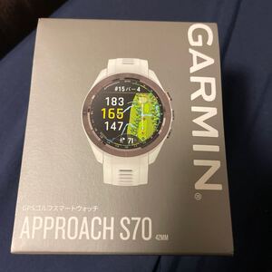 ガーミン（GARMIN）ゴルフ 距離計 GPS ウォッチ アプローチ Approach S70 42mm スマートウォッチ ホワイト