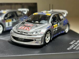 1/43「プジョー206 WRC」 モンテカルロラリー 2000 シルバー VITESSE SKID製 SKM107 