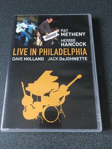 ★☆【廃盤DVD】LIVE IN PHILADELPHIA パット・メセニー/ハービー・ハンコック/デイヴ・ホランド/ジャック・ディジョネット☆★