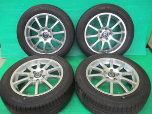  SPORT TECHNIC【16×6.5J+48 5H-108】GOODYEAR E-Grip 205/55R16 埼玉県発 現物確認OK♪4本set 205/55-16 ボルボ 