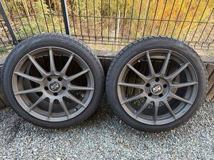 OZ MSW85 18インチ 8J+48 PCD112 5穴 スタッドレス 225/45R18 AUDI S3 ベンツ C205 アウディ