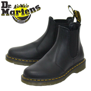 Dr.Martens (ドクターマーチン) 27100001 2976 NAPPA ナッパレザー チェルシー サイドゴア ブーツ BLACK UK7-約26.0cm