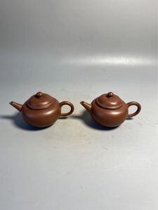 旧家蔵出 陶磁器 朱泥 貢局 紫泥 急須 中国唐物 時代物 茶壷 煎茶道具 孟臣 中国宜興 紫砂 白泥 唐物